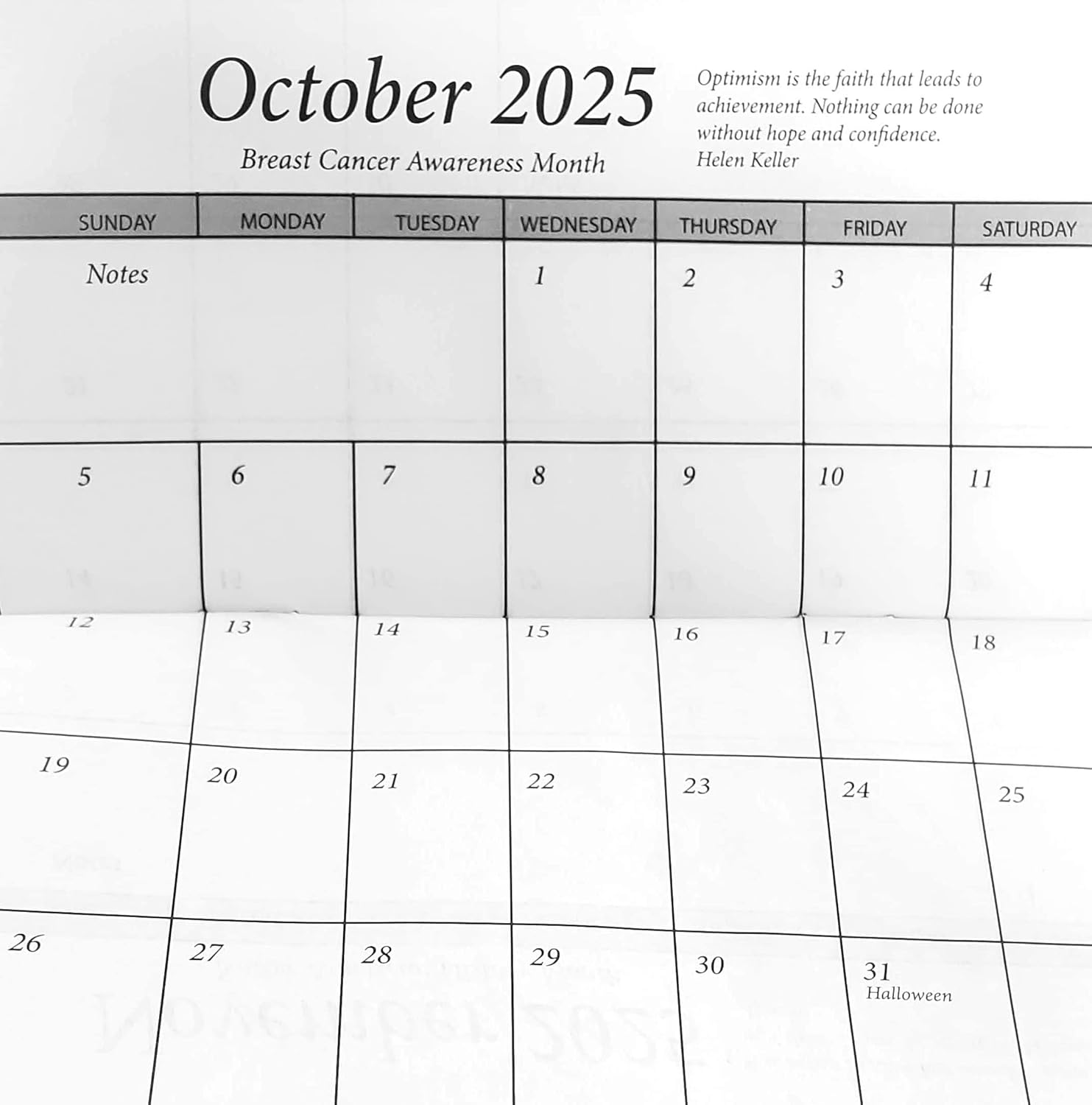 Calendario de bolsillo con purpurina brillante de 2 años 2024 2025 con bloc de notas (ciruela gato gatito)
