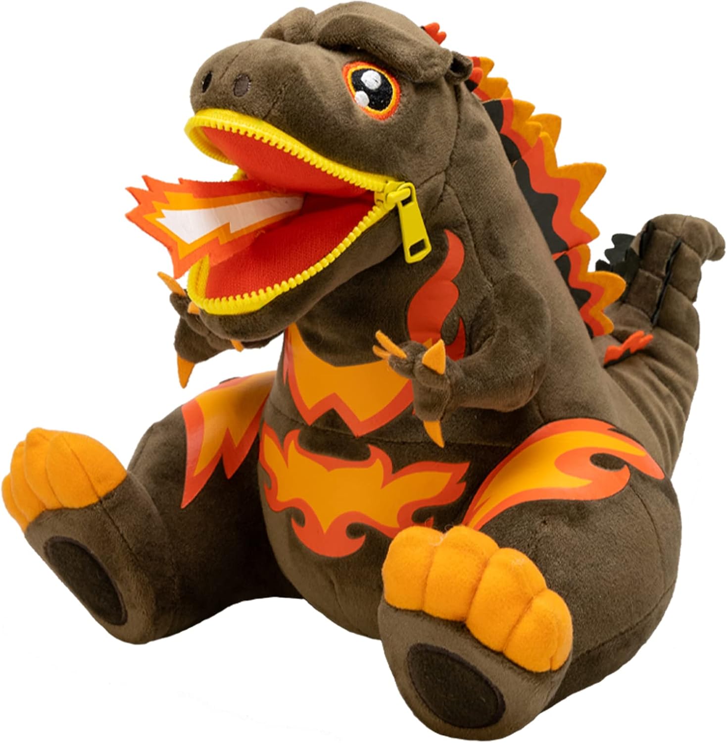 QMx Godzilla PX ZIPPERMOUTH – Peluche blanco y negro