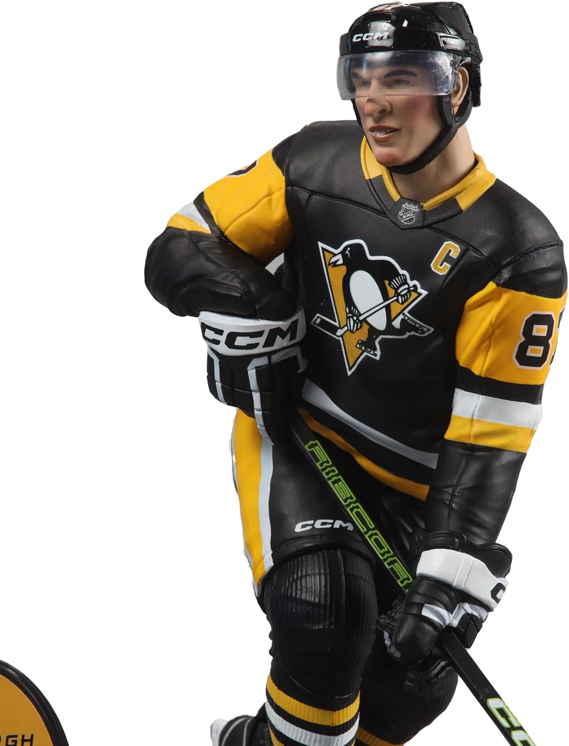 McFarlane Toys – Figura posada de Sidney Crosby (Pittsburgh Penguins) de la NHL de 7 pulgadas, Picks deportivos de McFarlane
