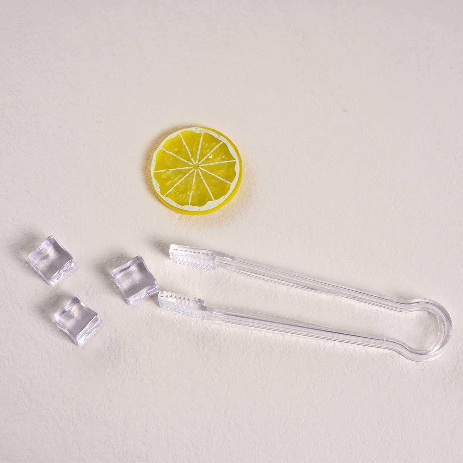 10 pinzas de plástico para servir bufé, pinzas de cocina transparentes, mini pinzas para utensilios de servir para alimentos, ensalada de hielo,