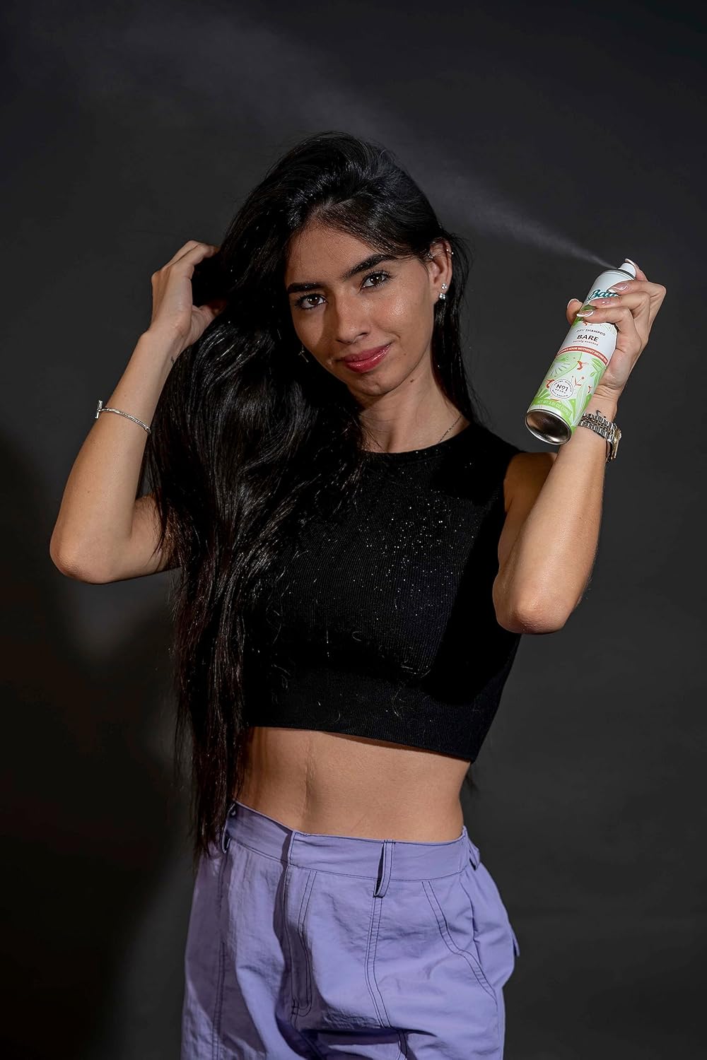 Champú seco, aroma desnudo, 3.81 onzas (paquete de 3)  Refresca tu cabello con la fragancia Bare Batist