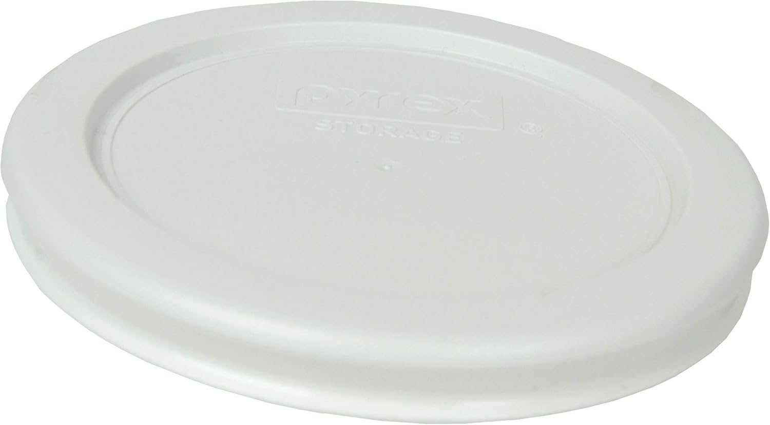 Pyrex (4 cuencos de vidrio 7202 y (4) tapas blancas de 7202 unidades, fabricadas en los Estados Unidos