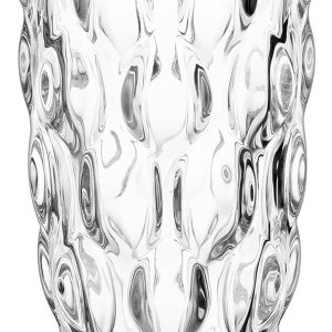 Hewory – Florero grande de cristal para flores, florero de ramo de flores de cristal transparente adornado de 9.5 pulgadas de alto para centros de Hewory – Florero grande de cristal para flores, florero de ramo de flores de cristal transparente adornado de 9.5 pulgadas de alto para centros de