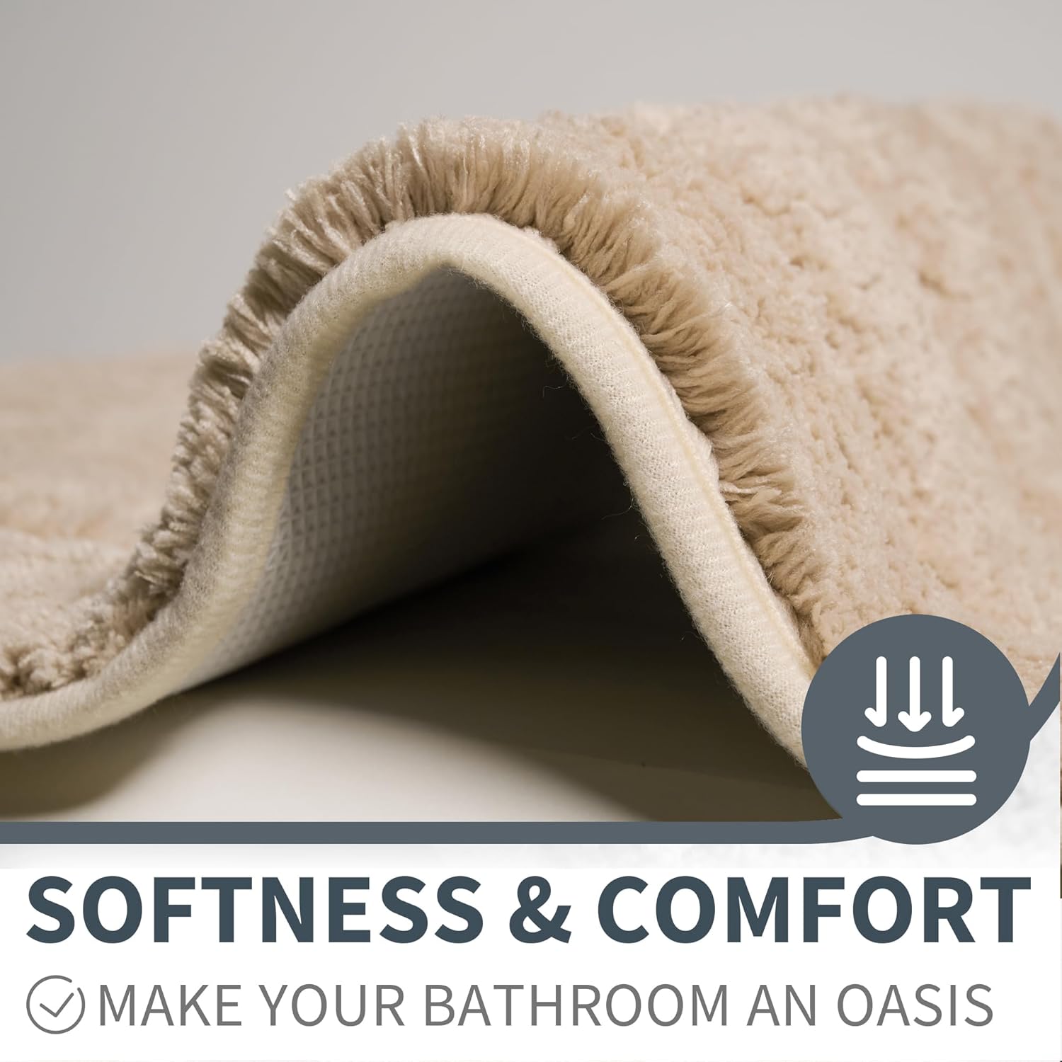 GRANNY SAYS Alfombras de baño antideslizantes, 16 x 24 pulgadas, alfombras de baño lavables para baño, tapetes de baño para suelo de baño, tapete de