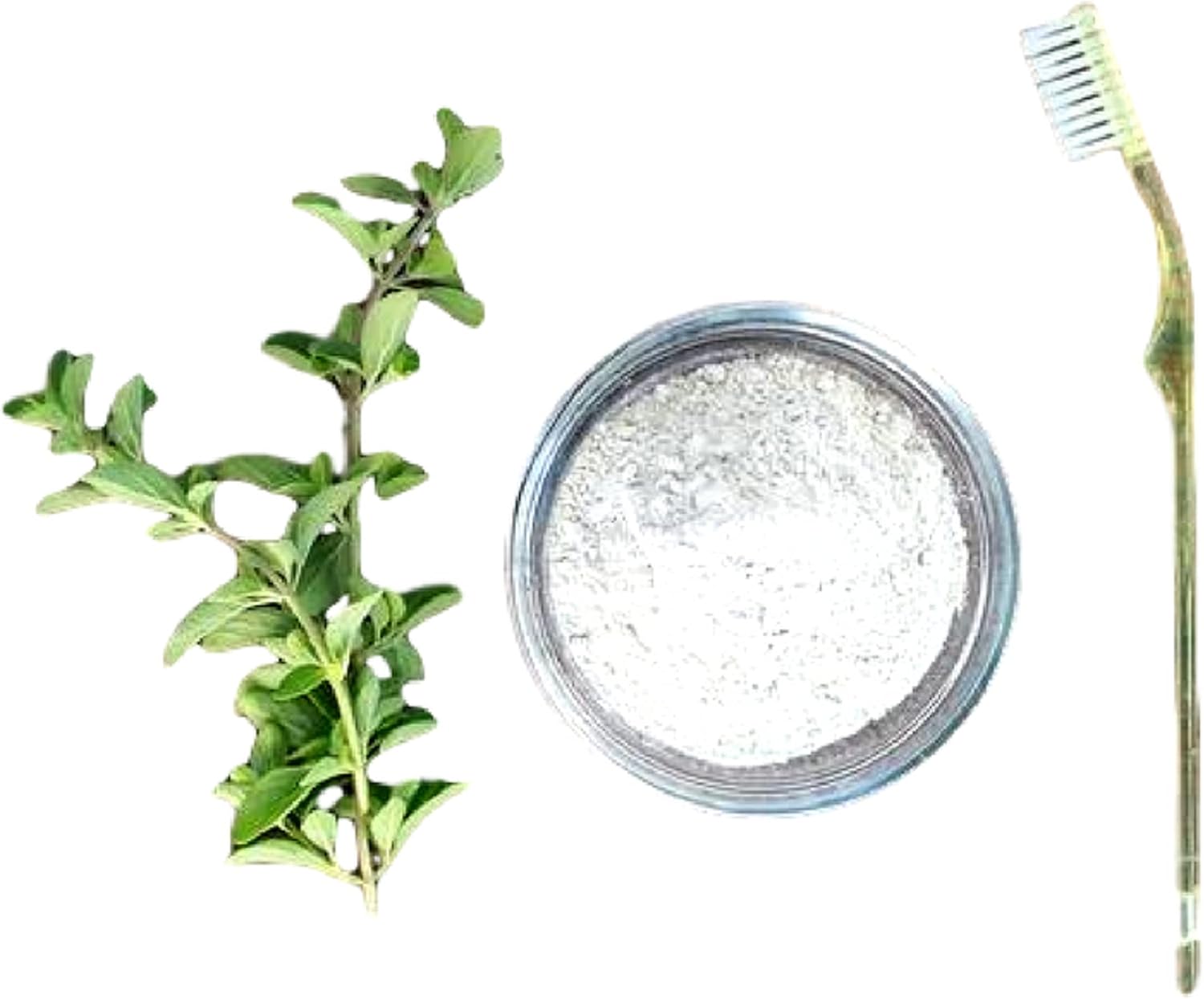 Polvo dental con menta y mirra  Pasta de dientes natural  Sin flúor  Blanqueamiento  Pulido  Valhalla Spa Organics 1.5 oz