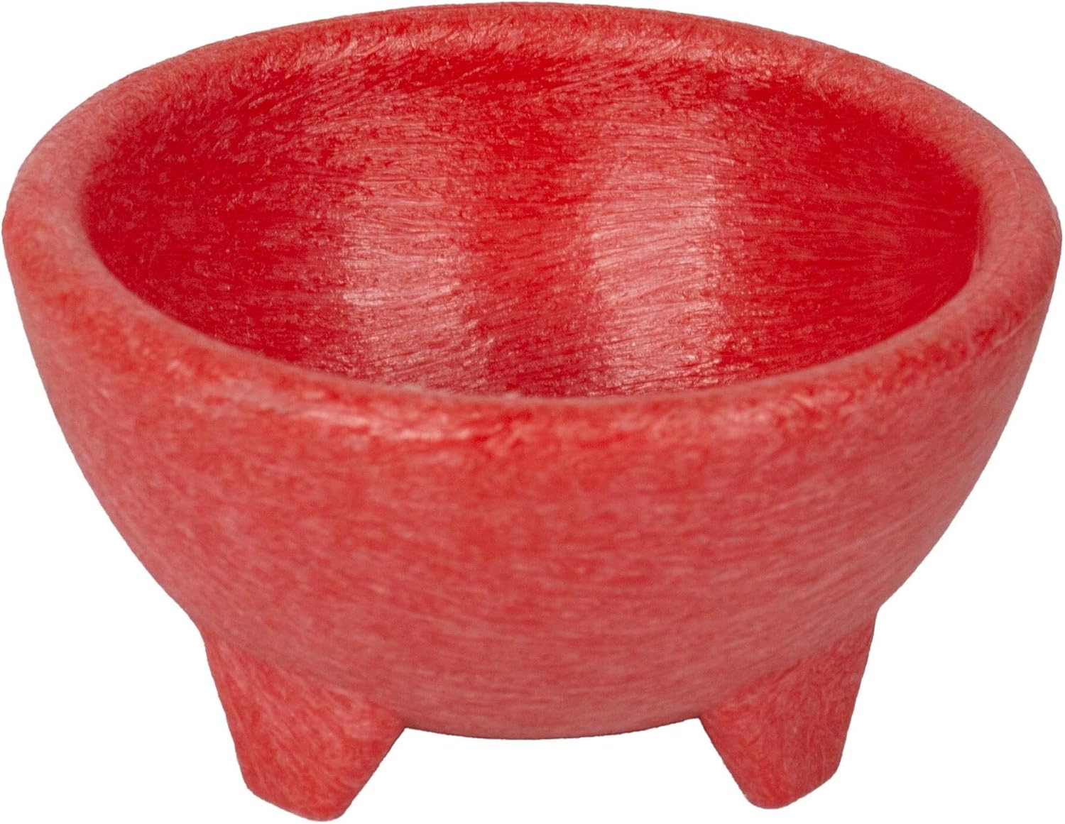 Ipsumware Mesarte – Tazón de salsa molcajete roja de 10 onzas (paquete de 6)  Para papas fritas, salsas y aperitivos  Fabricado en Estados Unidos