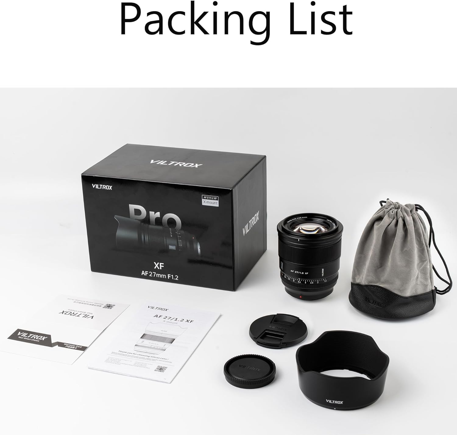 VILTROX PRO – Lente de enfoque automático F1.2 XF APS-C de 1.063 in para Fujifilm x Mount, compatible con Fuji X-Mount XH2S XH2 XT5 XT4 XT3 XS20