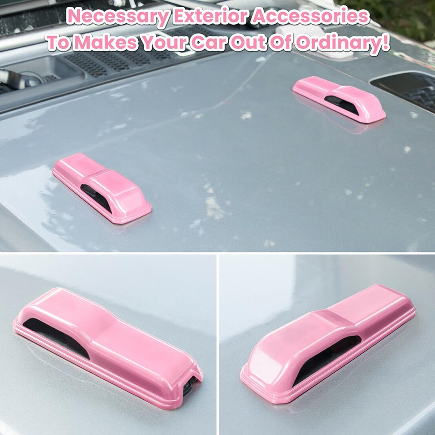 Cubierta de bisagra del capó del motor, accesorios de decoración externa para Jeep 2018-2021 WrangIer J-LU J-L Sport Sahara Freedom Rubicon
