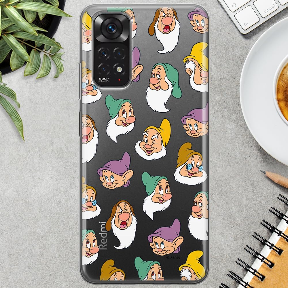 ERT GROUP Mobile Phone case for Xiaomi REDMI Note 11 4G 11S 4G Original and Officially Licensed Disney Pattern Snow White & 7 Dwarfs 015, Partially