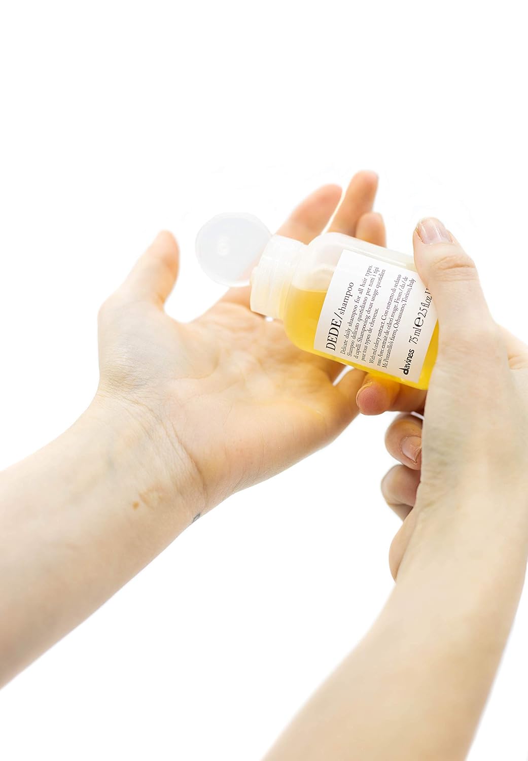 Davines Champú DEDE, limpieza diaria delicada para todo tipo de cabello, equilibra y añade brillo