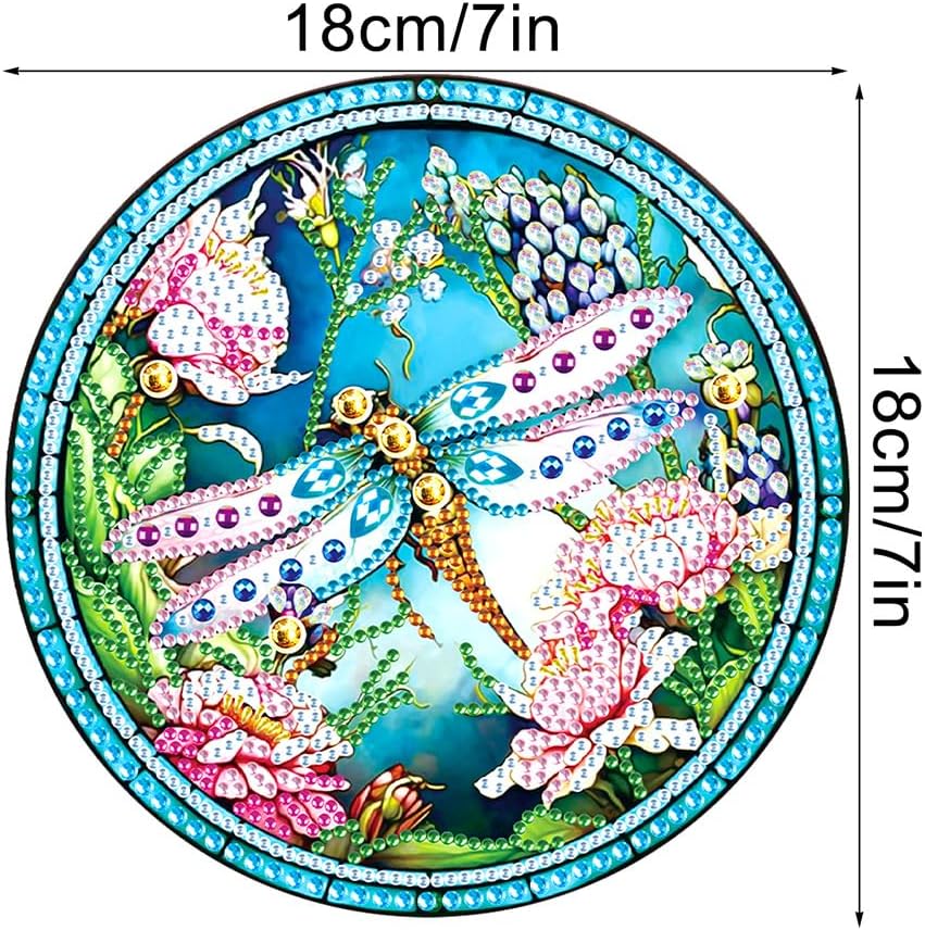 Orgone Pintura de diamante de libélula 5D, adornos de escritorio, decoración de mesa de arte de diamantes por números, mosaico, manualidades, hogar,