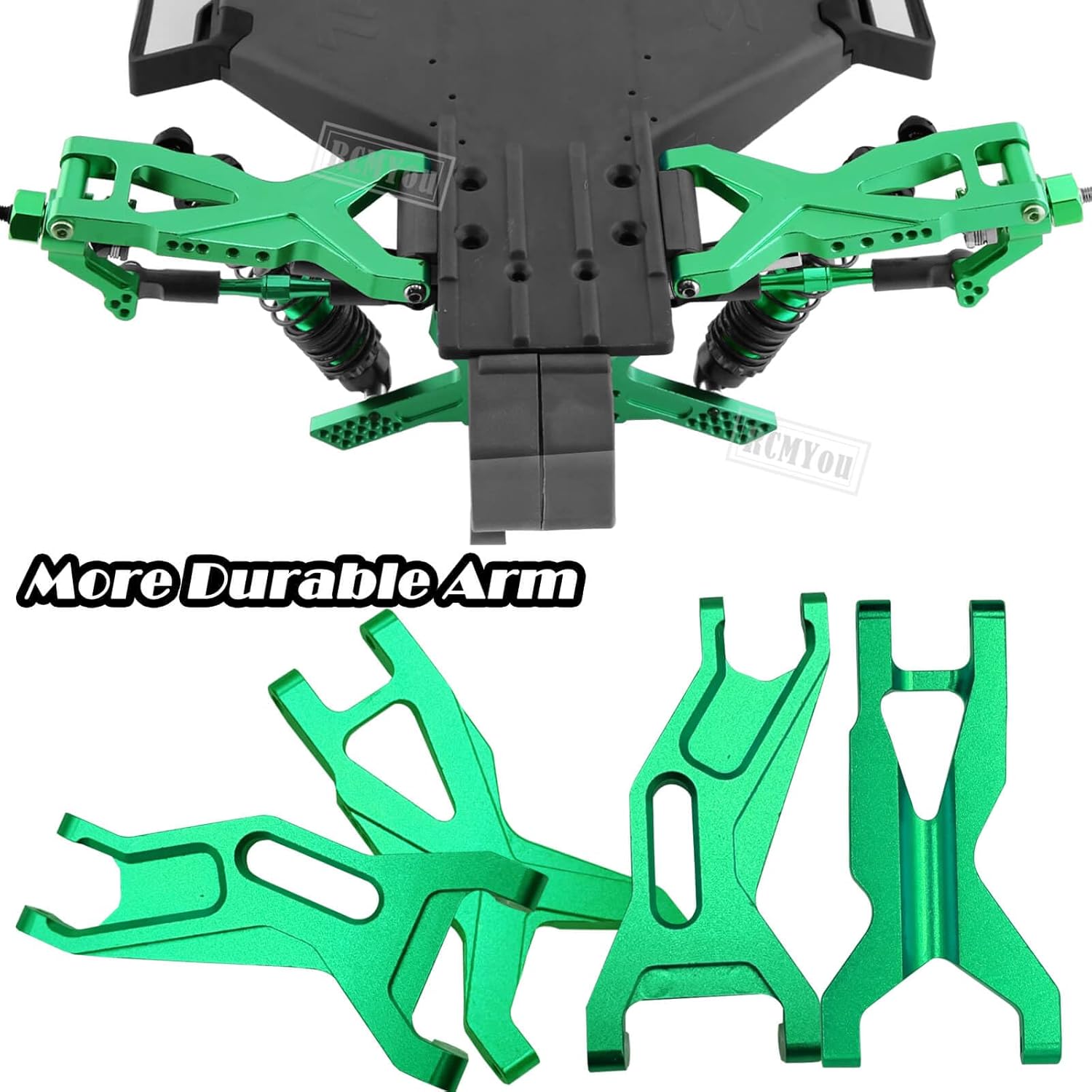 Pieza de actualizaciones para 110 Slash 2WD, ejes CVD del eje de transmisión, brazo de suspensión delantero trasero de aleación, bloque de rueda,
