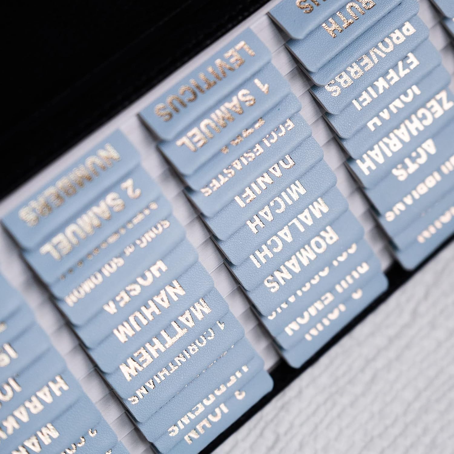 Pestañas de cuero para la Biblia, pestañas de la Biblia para mujeres y hombres, pestañas de la Biblia para Biblia de estudio, 80 pestañas de índice