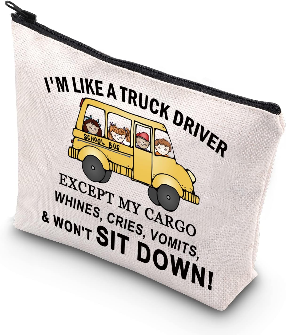 TSOTMO Novedad Conductor de autobús escolar Regalo de conductor de autobús Cosméticos Bolsa de agradecimiento Regalo de jubilación para conductor de