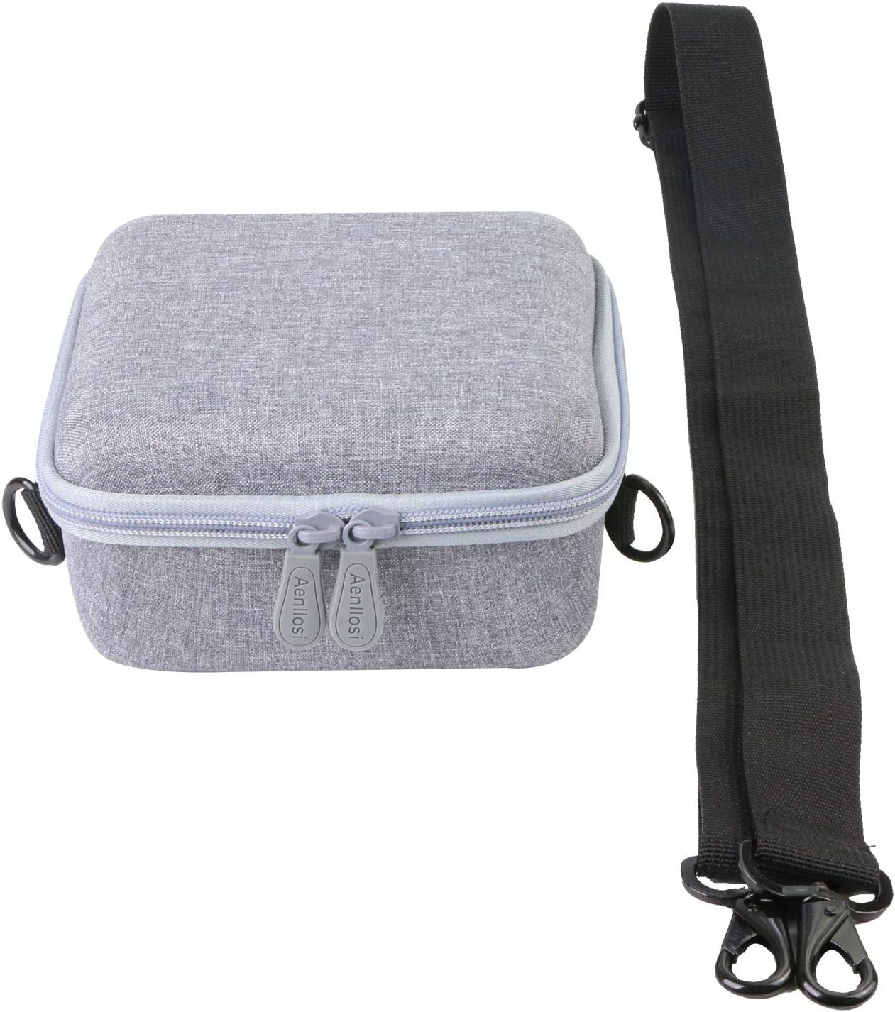 Aenllosi Estuche rígido de transporte compatible con cámara instantánea Fujifilm Instax Square SQ1, bolsillo de malla para película Fujifilm Instax