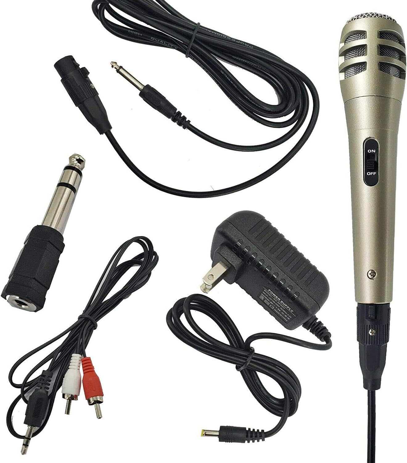 EMB Amplificador de guitarra de 300 vatios con altavoz PA portátil inalámbrico Sistema de sonido de subwoofer de 6.5 pulgadas con Bluetooth, USB,