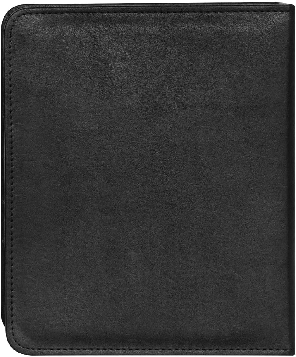 FranklinCovey – Carpeta abierta de vinilo FranklinCovey Basics (clásica, negro)