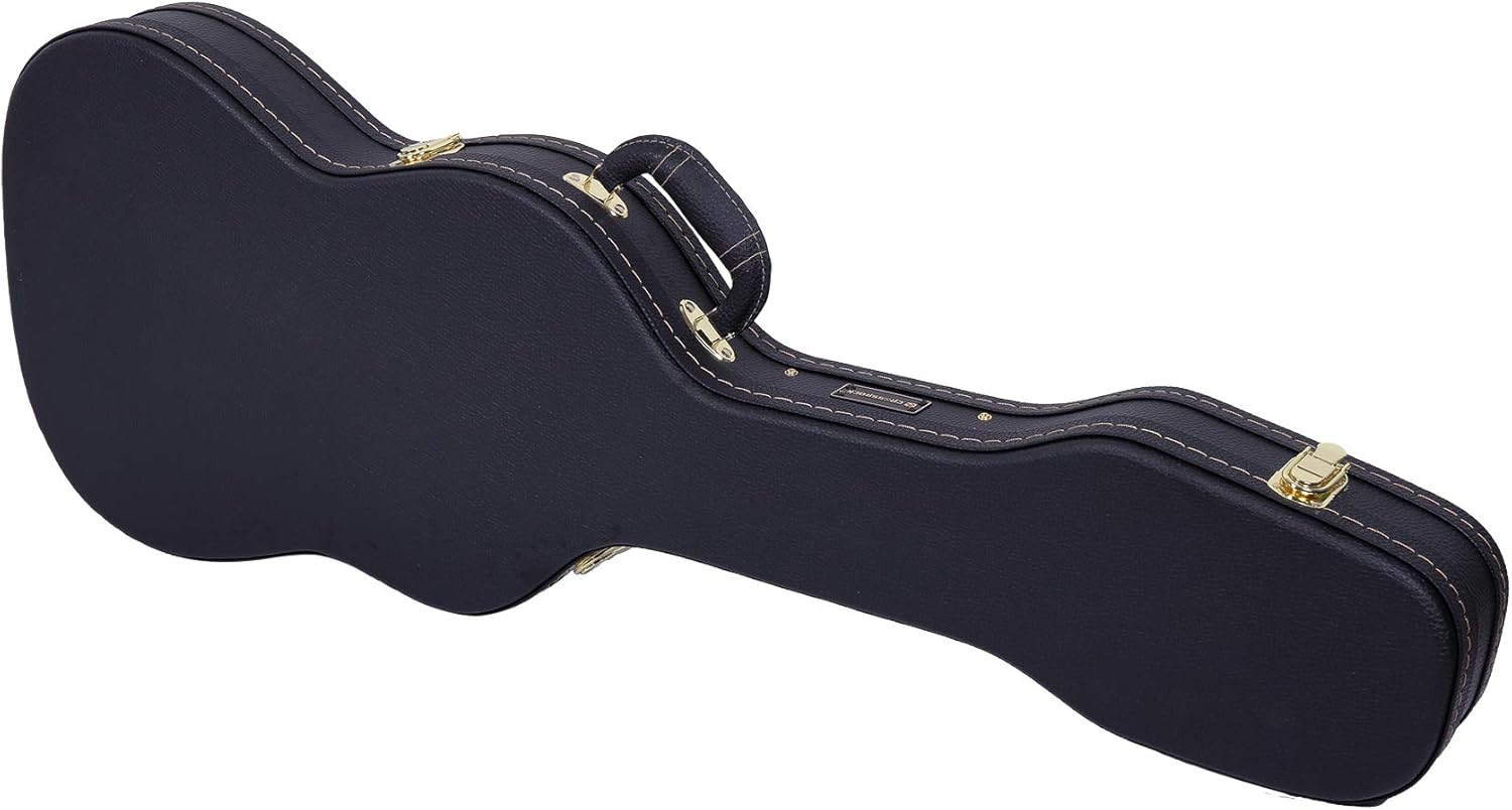 Crossrock Funda eléctrica para guitarras estilo Telecaster y Stratocaster en negro (CRW600STBK)