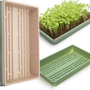 Mr. Pen – Bandejas de cultivo de plástico, paquete de 5, colores surtidos, bandeja de plantas, bandeja de semillas, bandeja de plántulas, bandeja de Mr. Pen – Bandejas de cultivo de plástico, paquete de 5, colores surtidos, bandeja de plantas, bandeja de semillas, bandeja de plántulas, bandeja de
