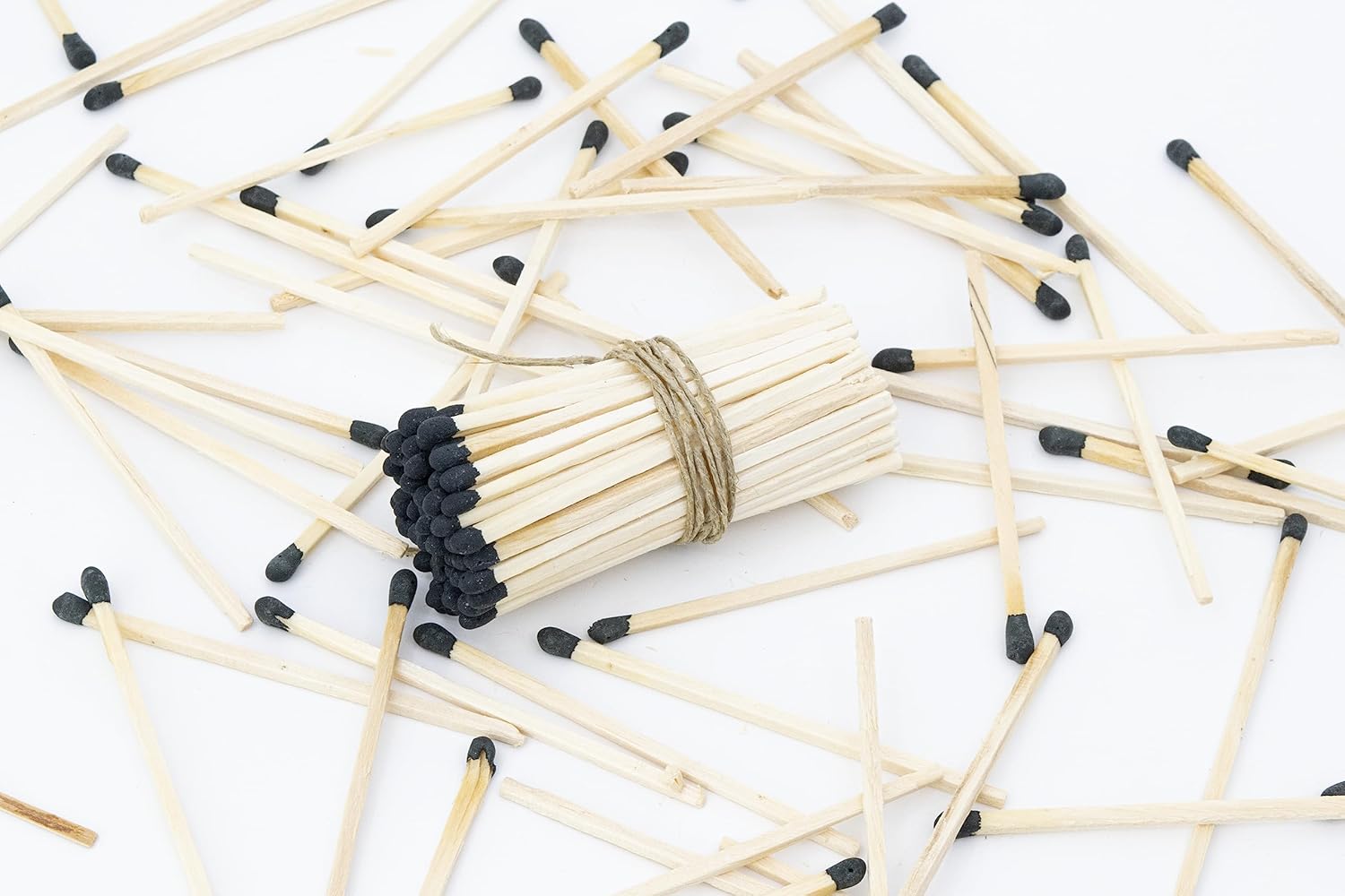 Cerillas de madera de 3 pulgadas de largo para decoración del hogar, recuerdos de boda, manualidades, relleno de caja de cerillas, fósforos de