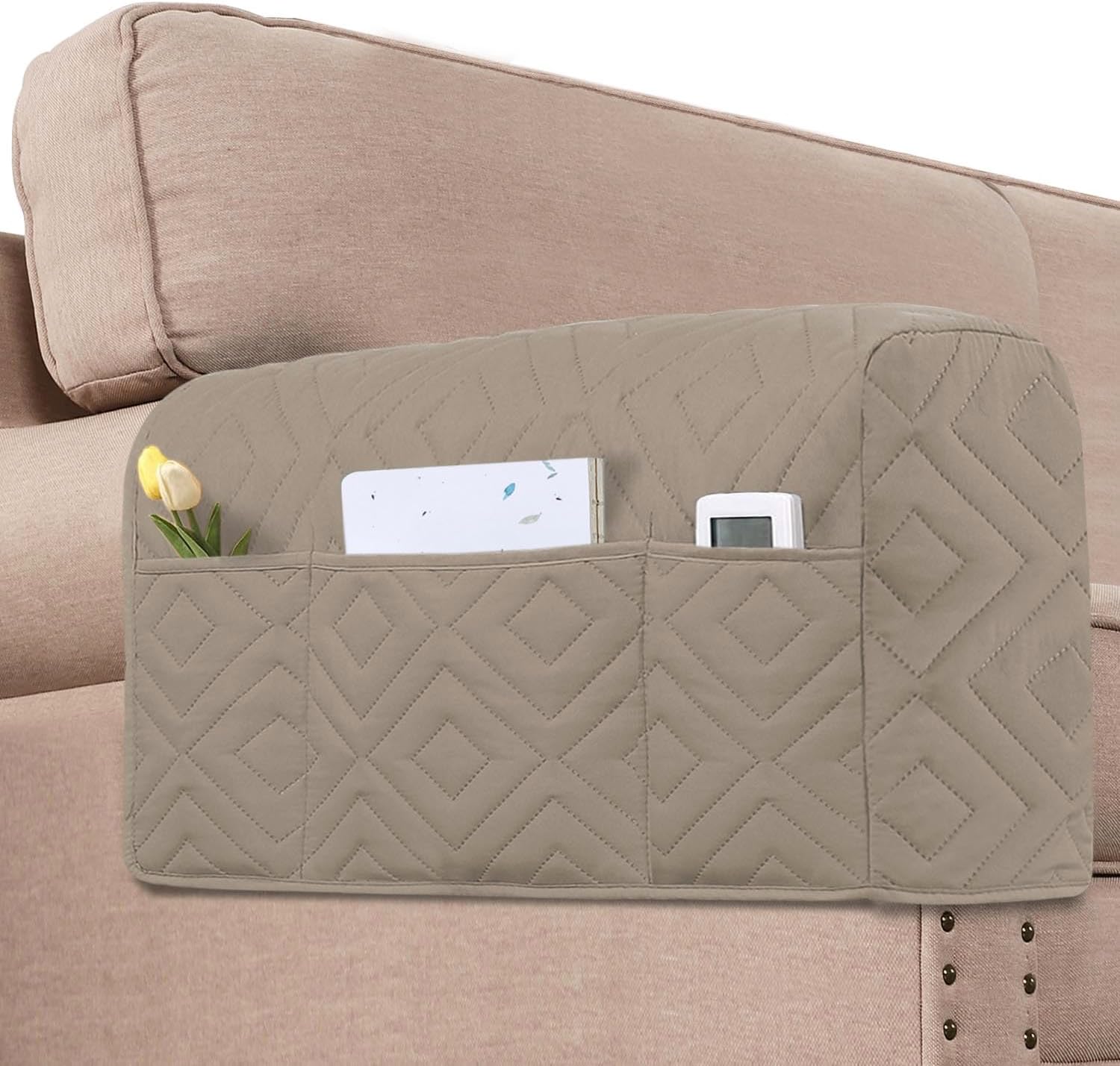 Fundas para reposabrazos para sillas y sofás, protector antideslizante para brazos de sofá para perros, gatos y mascotas, resistente al agua, funda