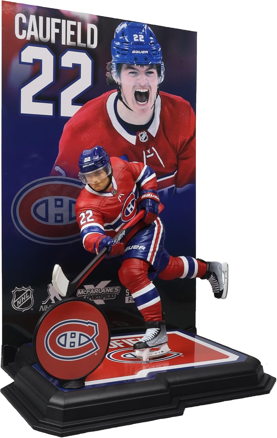 McFarlane Toys – Cole Caufield (Montreal Canadiens) NHL 7in Figura Posada McFarlane’s SportsPicks