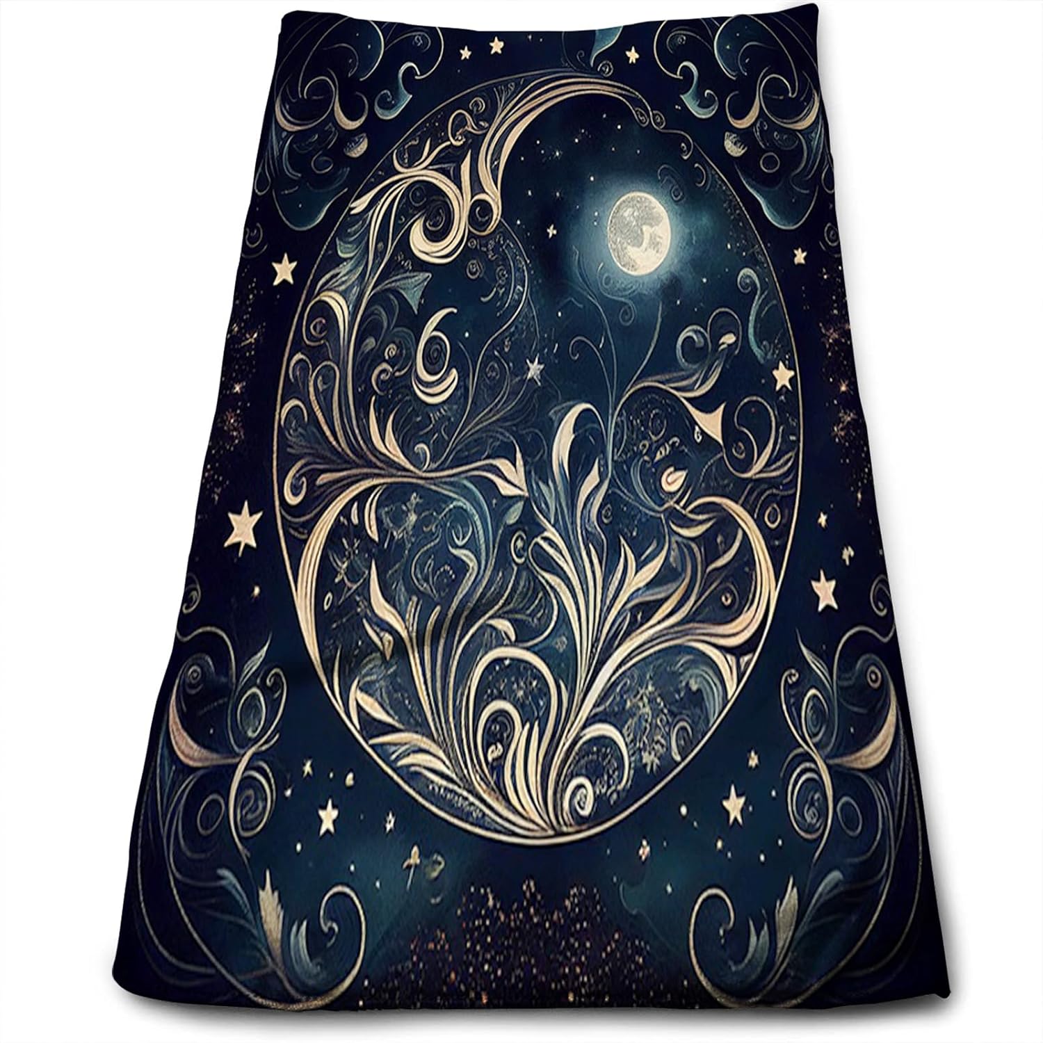 OOZ Toalla de microfibra Night Sky and Stars, toallas de natación para mujeres y hombres, toalla ultra suave y altamente absorbente para toalla de