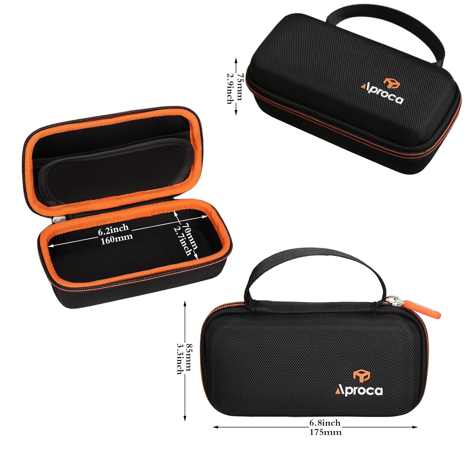 Aproca Estuche rígido de almacenamiento de viaje, para termómetro de carne Bluetooth Govee y accesorios