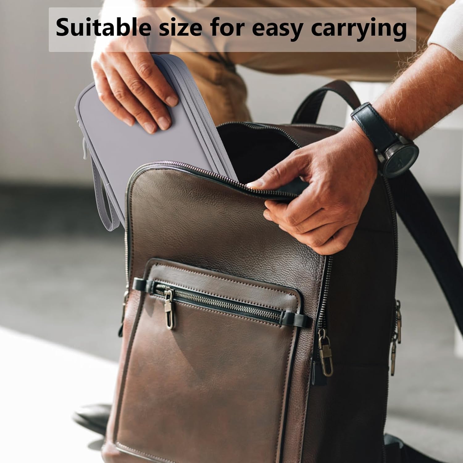 DDgro Organizador de viaje para cables, bolsa para organizar y almacenar electrónica, accesorios técnicos, cables, tarjetas, dinero y llaves, banco