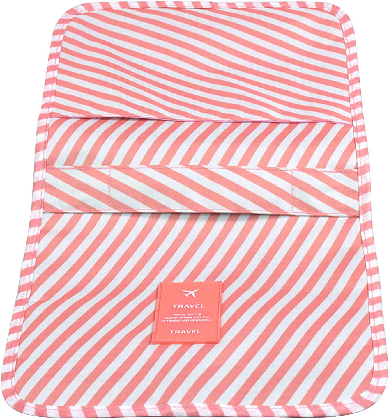 Neceser de viaje colgante con compartimento para artículos de tocador, organizador de maquillaje cosmético para mujeres y niñas, impermeable,