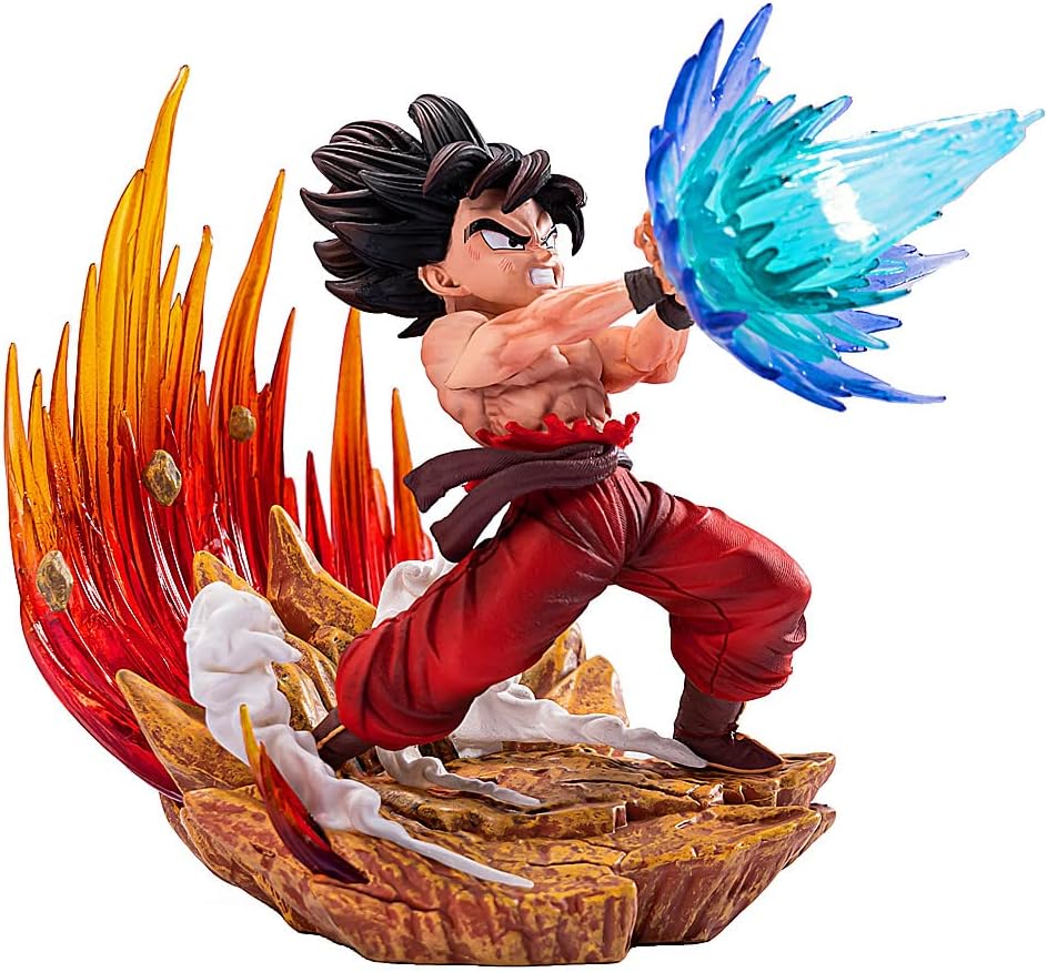 Figura de Goku – Figura de acción DBZ, colección Super Saiyan Kaiouken, regalos de cumpleaños, PVC, 6 pulgadas
