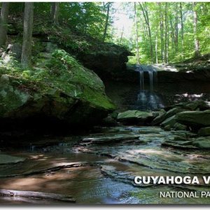 Imán de viaje para refrigerador del parque nacional del valle de Cuyahoga, tamaño 2.5 x 3.5 pulgadas Imán de viaje para refrigerador del parque nacional del valle de Cuyahoga, tamaño 2.5 x 3.5 pulgadas