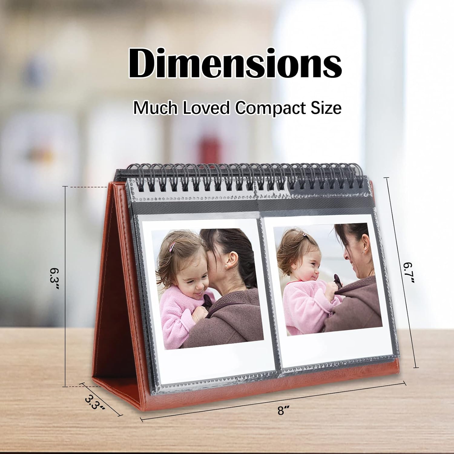 Álbum de fotos para cámara instantánea Fujifilm Instax Wide 300Impresora ancha Instax Link, película Polaroid 600 tipo I, álbum de 64 fotos para