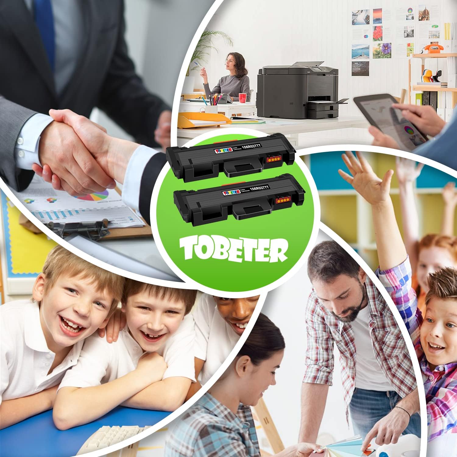 ToBeter Cartuchos de tóner 3260 remanufacturados de repuesto para Xerox 3260 106R02777 Uso con impresora láser Xerox Phaser 3260 3260DNI 3260DI