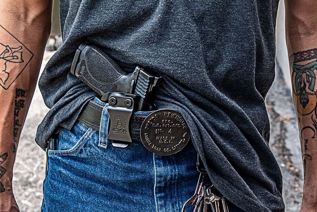 CYA Supply Co. Base IWB Funda de transporte oculta propiedad de veteranos fabricada en Estados Unidos – Compatible