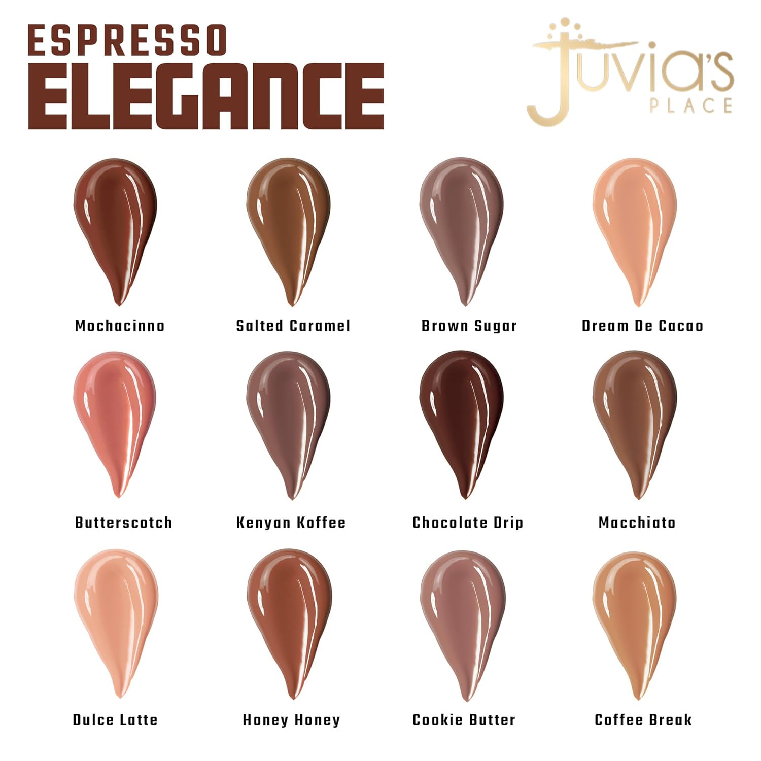 Juvia’s Place Café Shop – Brillo de labios CookieButter – Belleza hidratante Tintado Claro Brillos Hidratantes Larga Duración Plumping Brillo