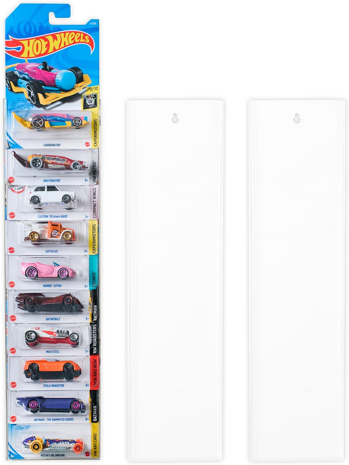 Modelo Car Display Case – Soporte para hasta 30 autos – Compatible con Hot Wheels Matchbox – Organizador de coche de juguete fundido a presión para