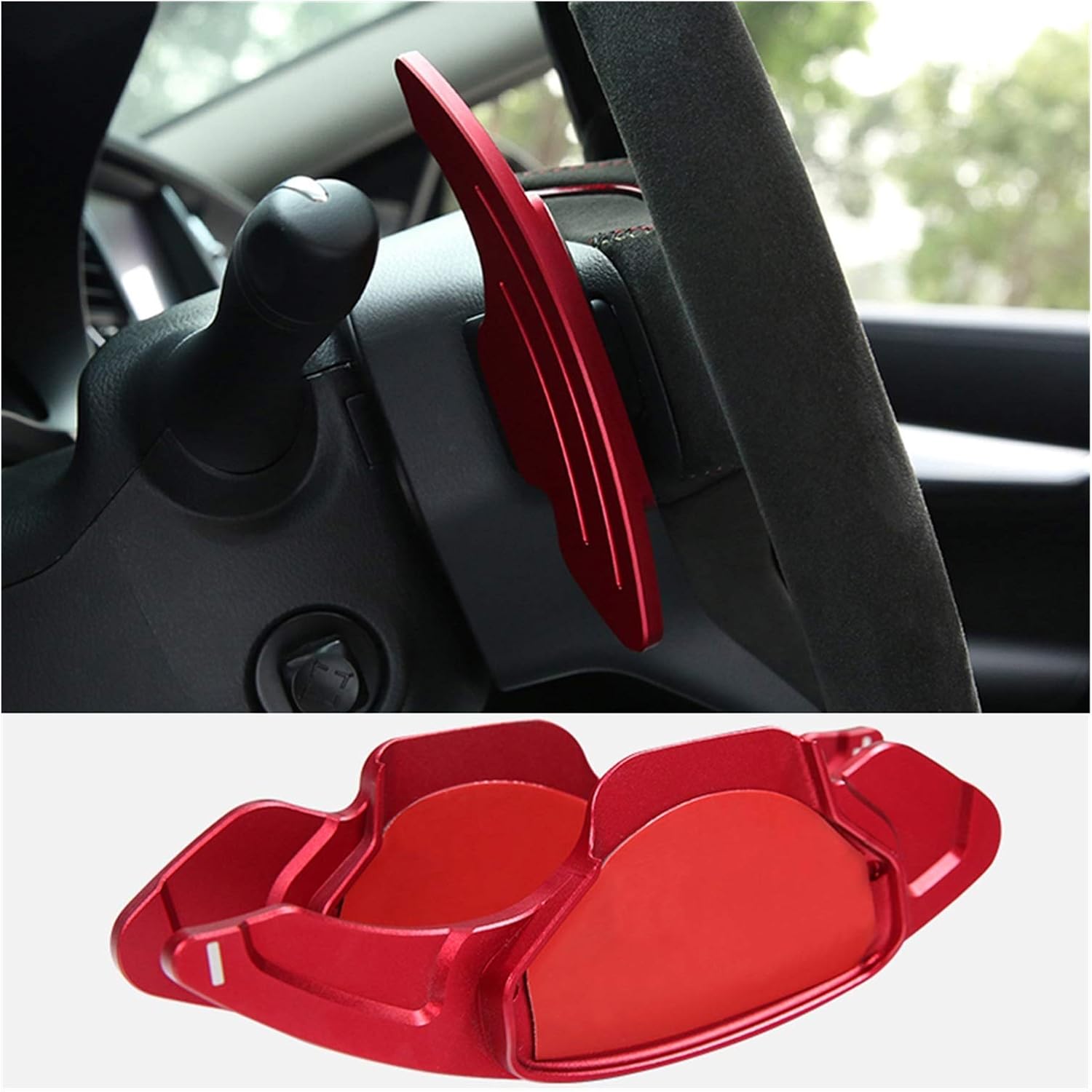 Paddle Shifter Fit for Infiniti Q50 QX50 Q60 Coupe 2019 Nissan Skyline GT Car Steering Wheel Paddles Extend DSG Sticker Accessories (Color Name