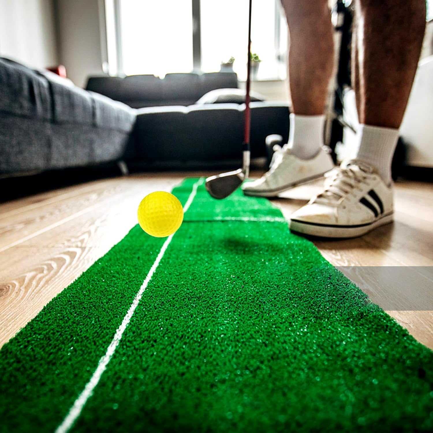 LAZTIC Pelotas de práctica de golf de espuma, paquete de 16 o 54 pelotas de golf suaves, de vuelo limitado, perfectas para práctica de swing en