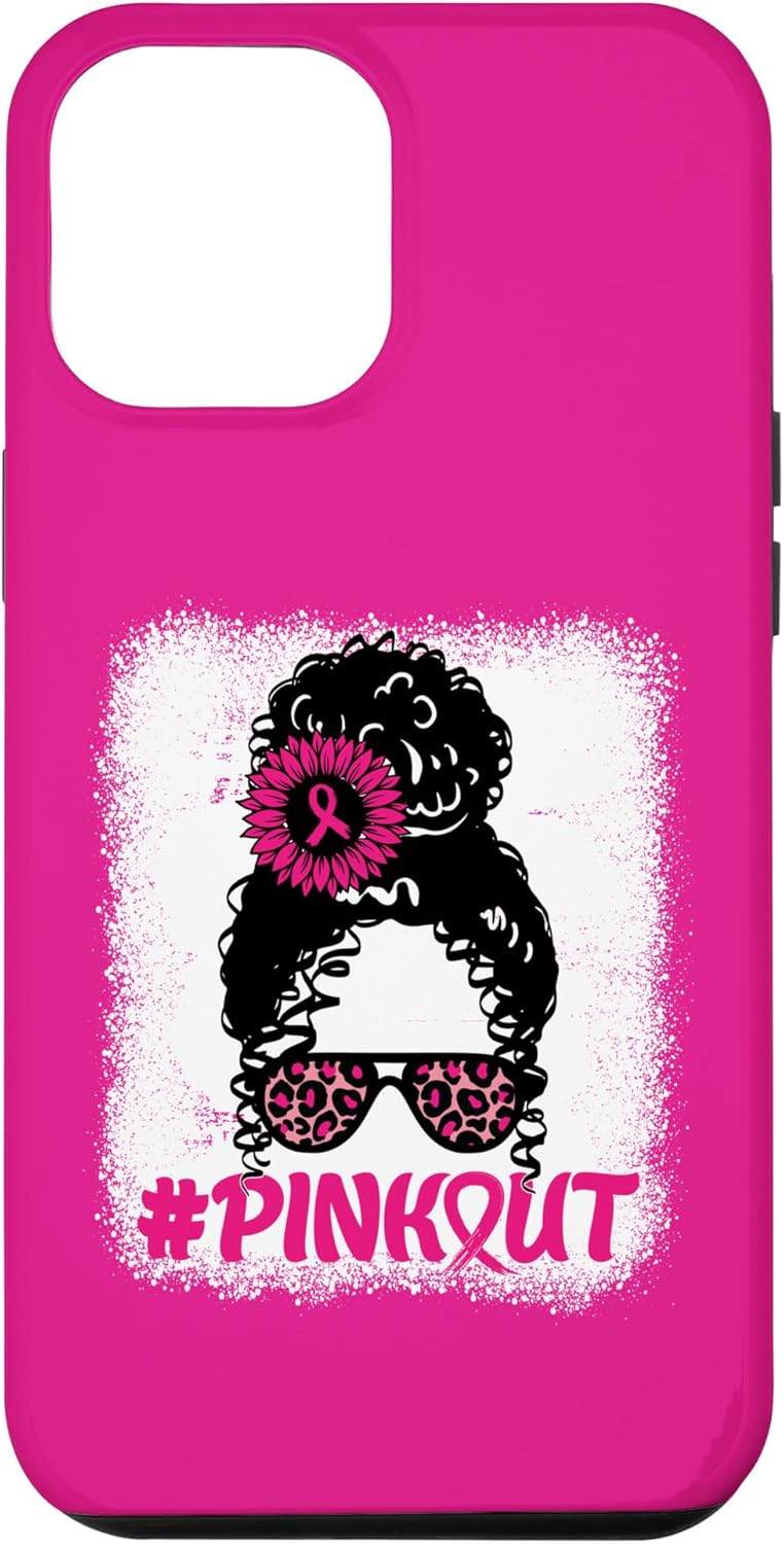 Funda para iPhone 12 Pro Max Moño desordenado Rosa Lazo Rosa