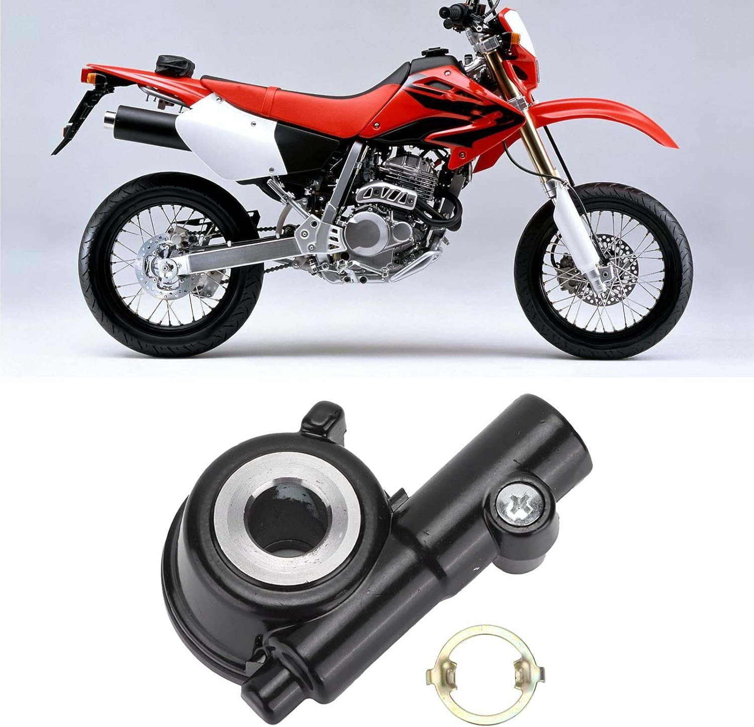 Aramox Caja de engranajes de transmisión del velocímetro de aleación de aluminio 44800KF0023 Reemplazo de accesorios de motocicleta para Honda