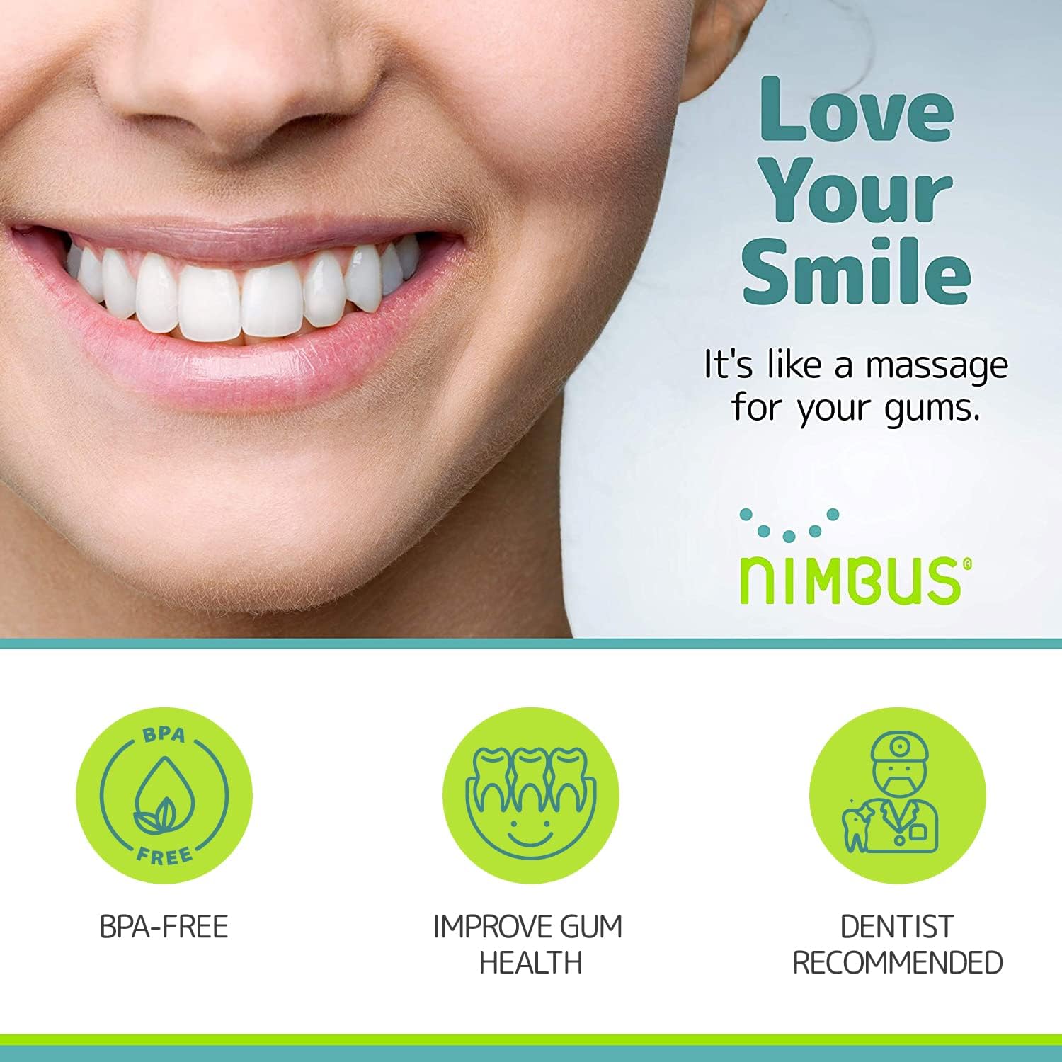 Nimbus – Cepillos de dientes extra suaves (cabeza compacta), diseño periodoncista con cerdas cónicas para dientes sensibles y encías retraídas,