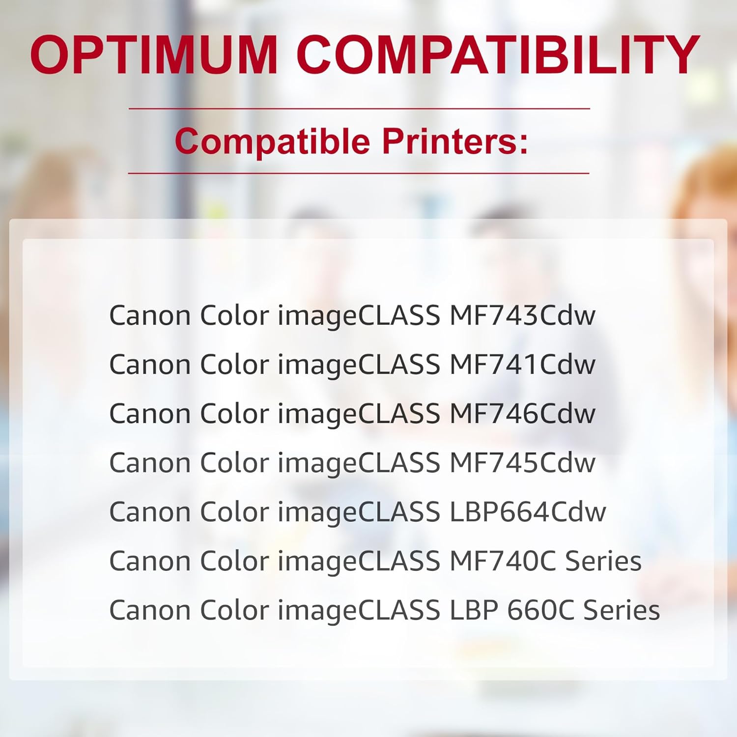Tounker 055 – Juego de cartuchos de tóner compatibles con Canon 055H 055 para impresora Color ImageClass MF743cdw MF741cdw MF742Cdw MF746Cdw