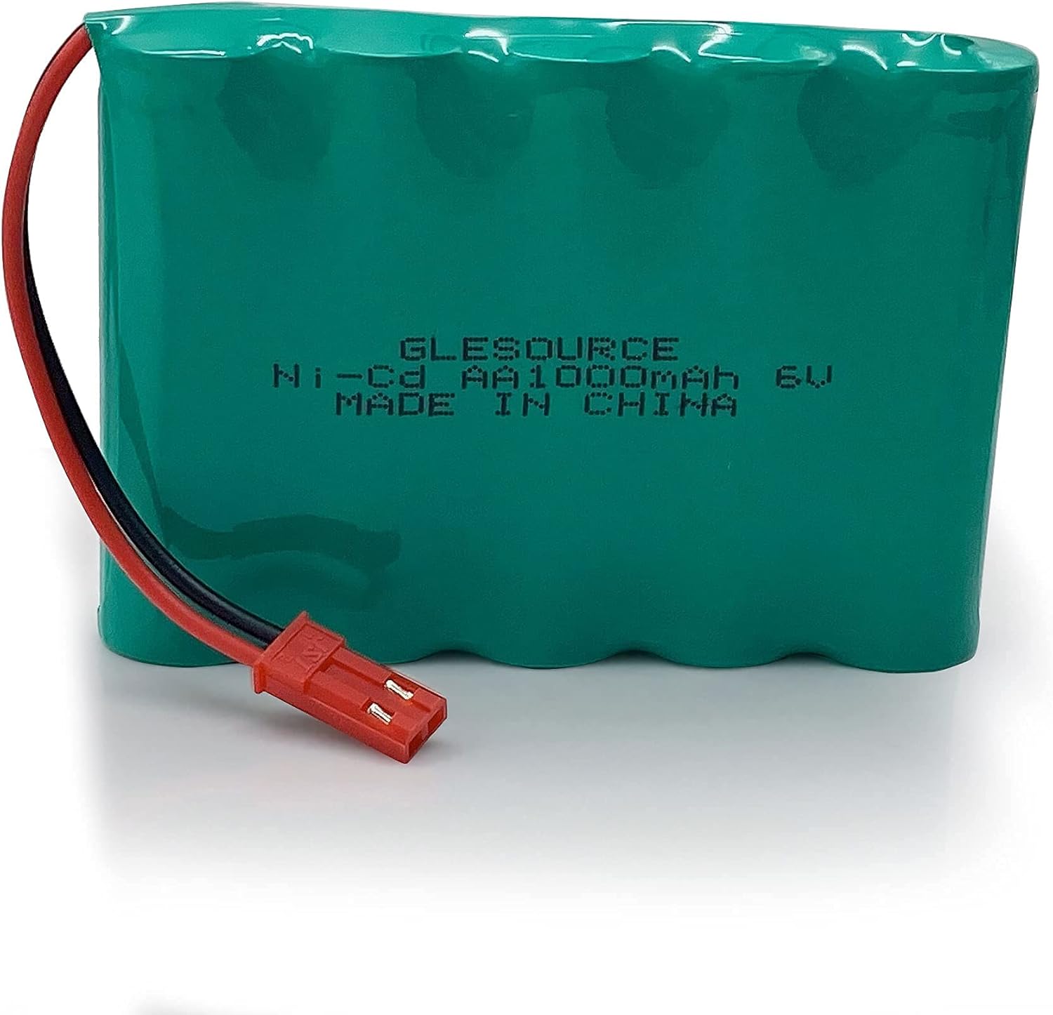 GLESOURCE Paquete de 2 baterías AA de 6 V 1000 mAh con enchufe JST y 2 cables de carga USB para la nueva excavadora Huina 540 Dump 520 RC y 510