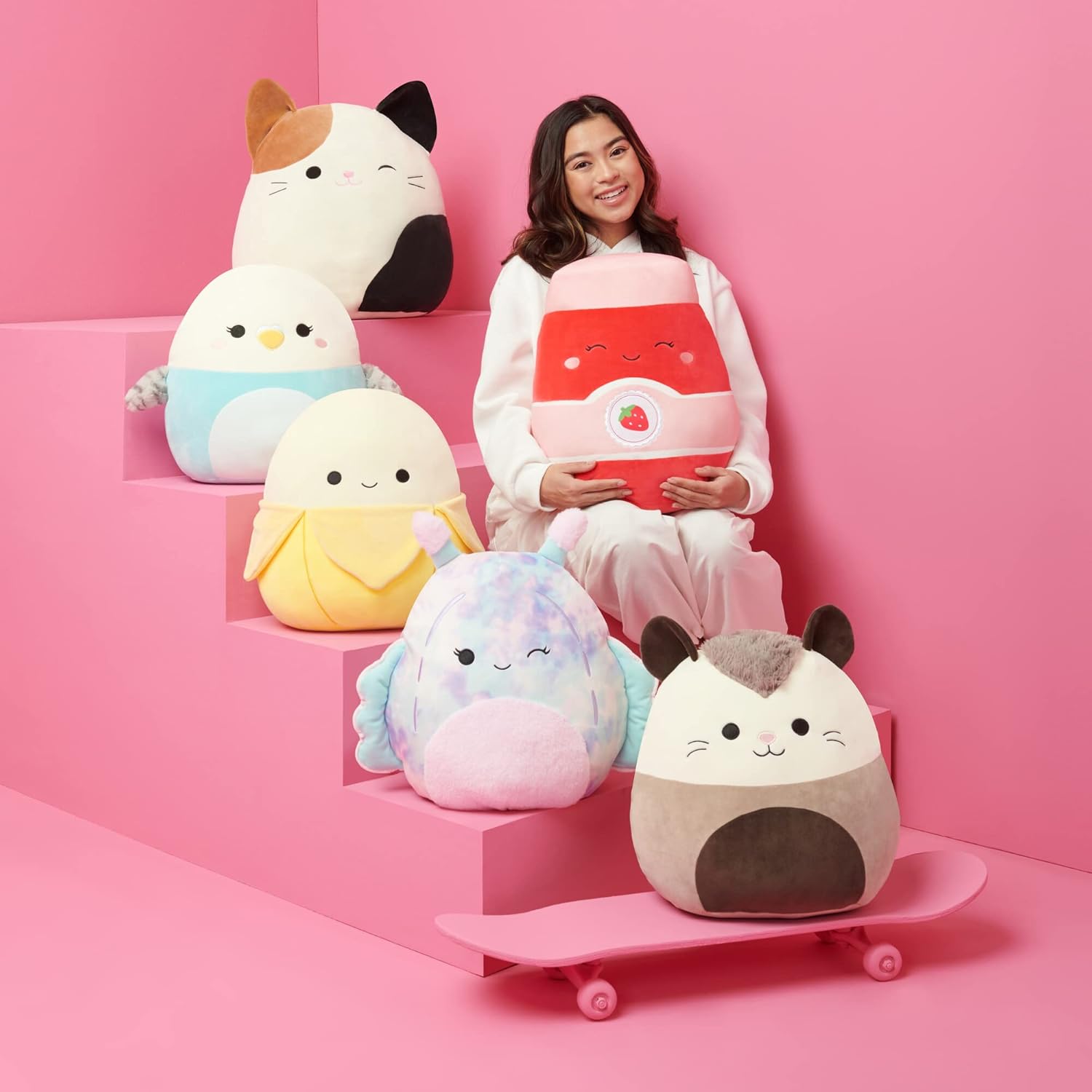 Squishmallows Original Carpio Teal Scorpion de 16 pulgadas – Peluche oficial de Jazwares grande y ultrasuave