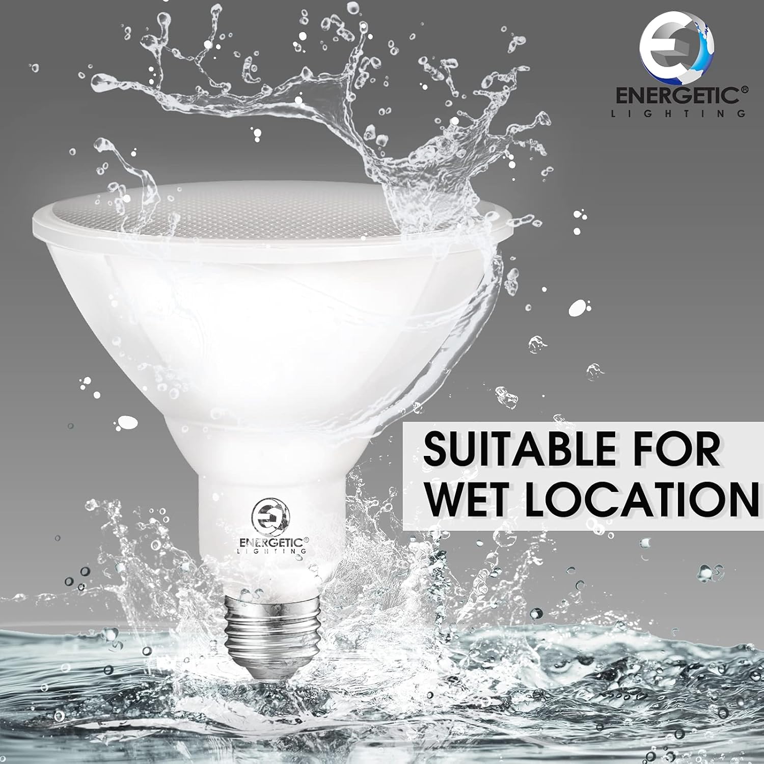 Energetic – Luz de inundación LED Par38 para exteriores, 11 W  90 W, 900 lm, luz diurna de 5000 K, base E26, no regulable, bombilla impermeable,