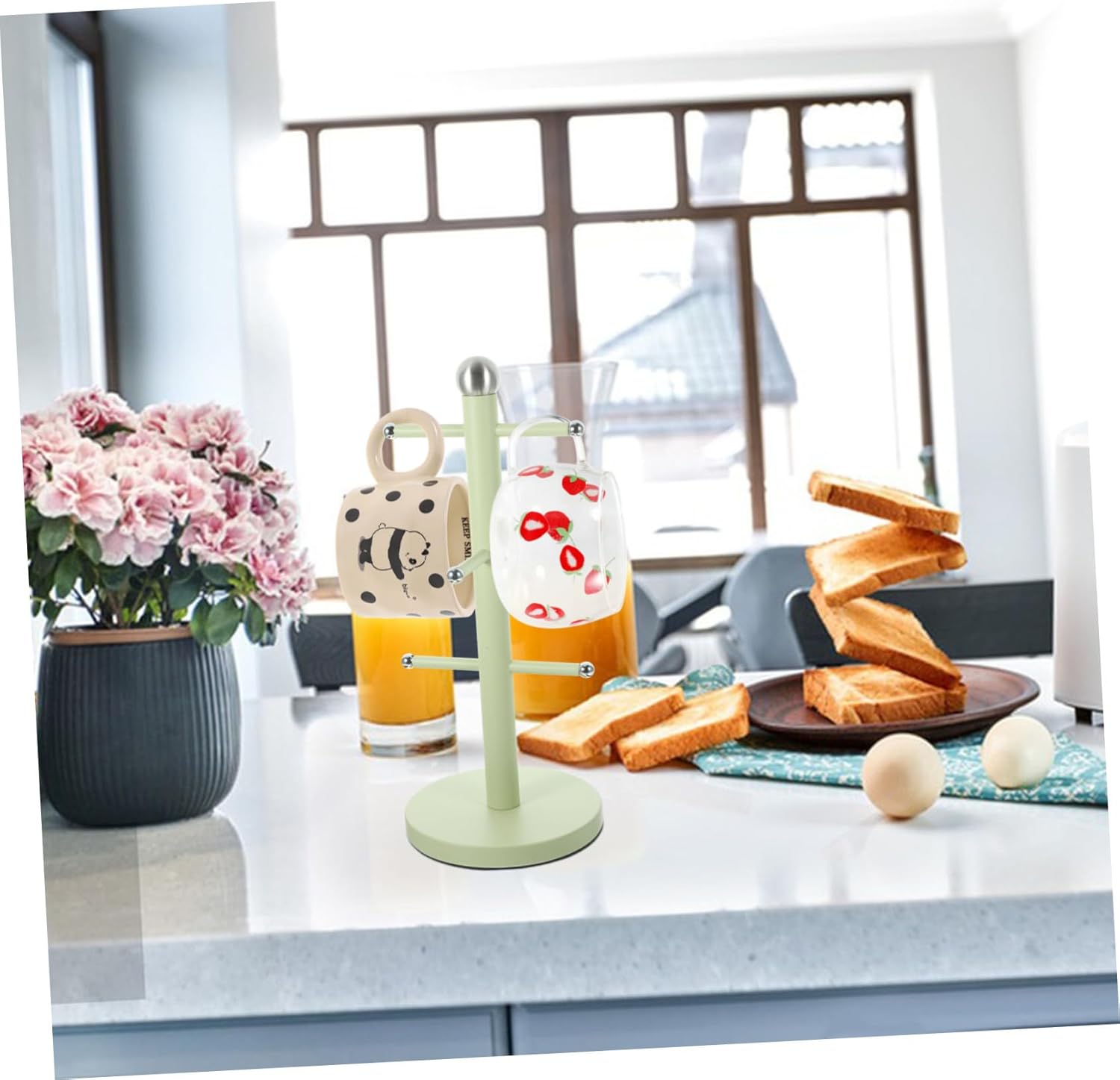 Didiseaon Soporte para tazas de café, tazas de árbol, estante para tazas, soporte para tazas de té, organizador de árboles, soporte para taza de