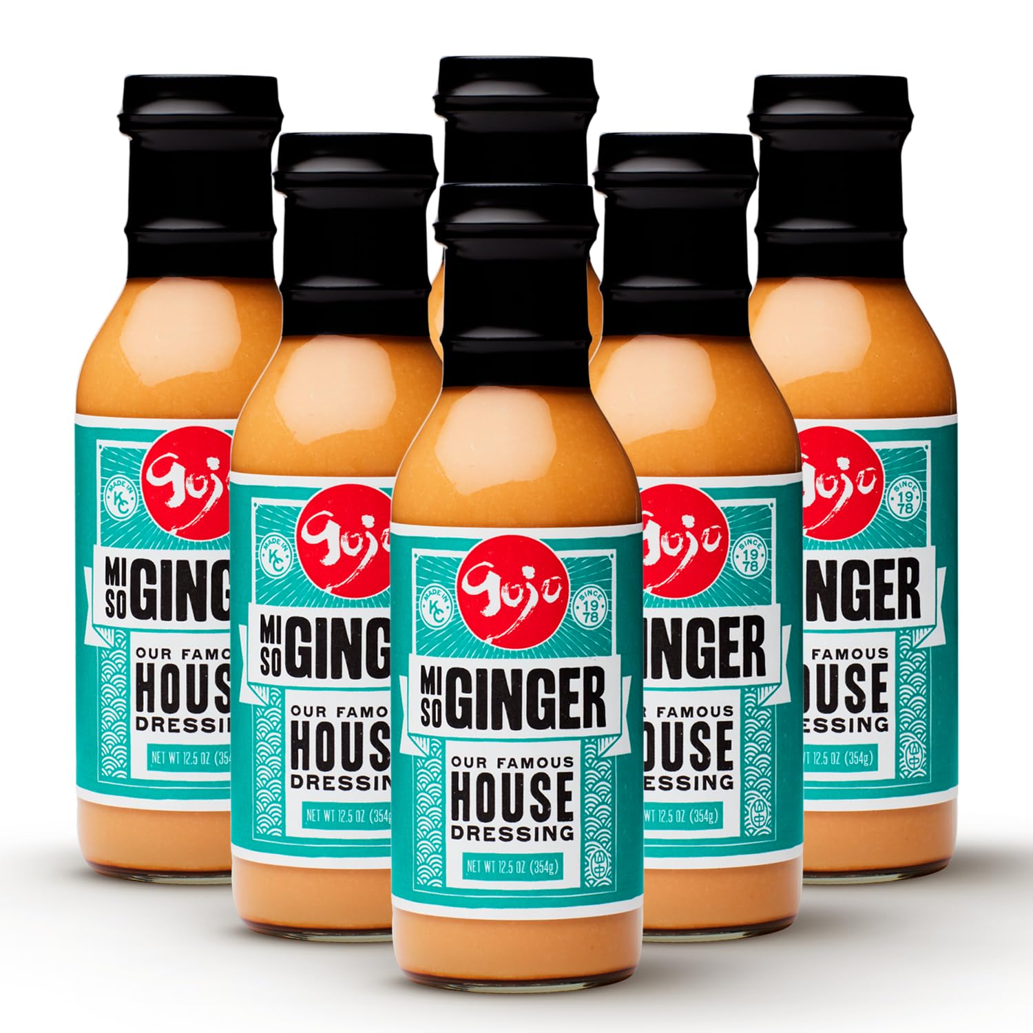 Gojo Hibachi Miso – Aderezo y salsa de jengibre I The Original Gojo Japanese Steakhouse aderezo para ensaladas, ensaladas de vestir, sumergir