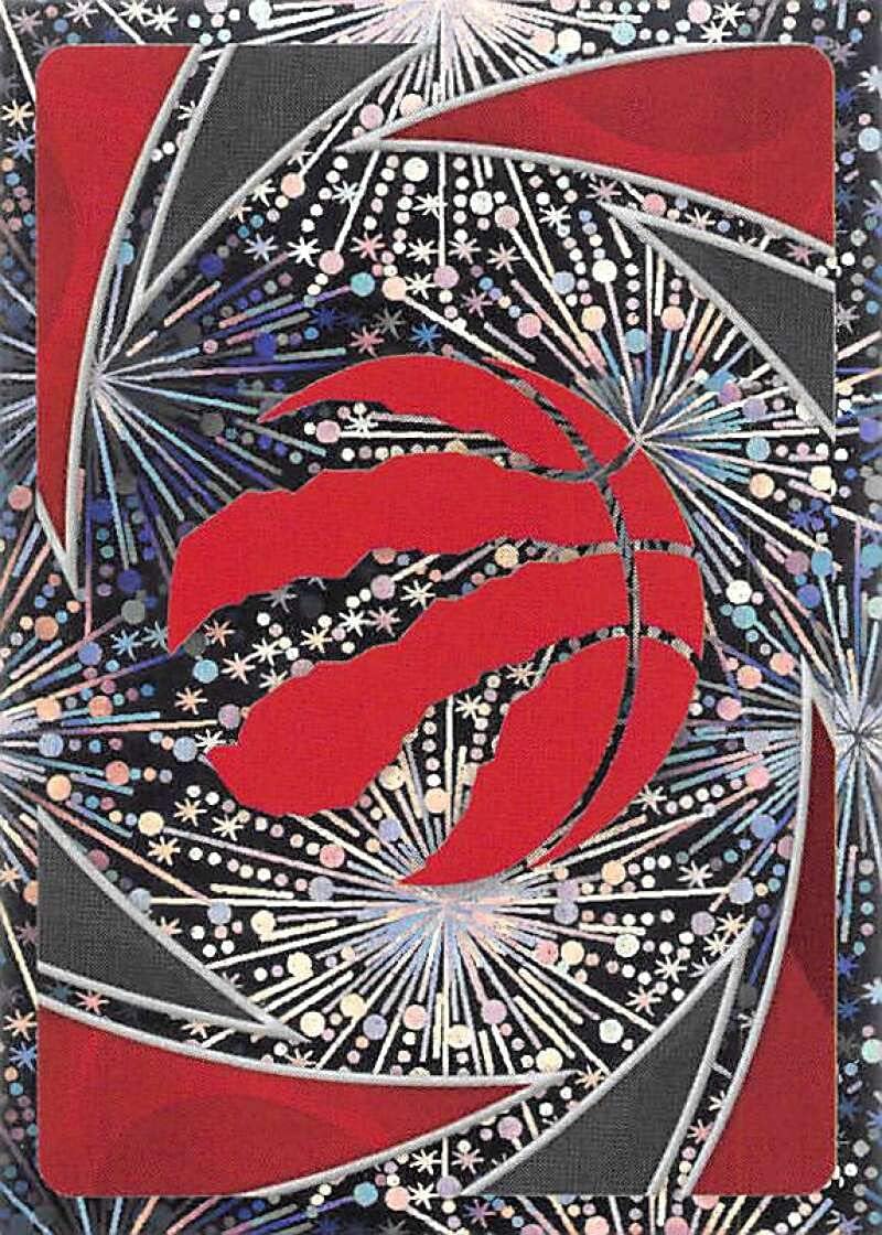 2020-21 Panini Stickers #274 Toronto Raptors Team Logo FOIL Official NBA Basketball Album Sticker Measuring 2.75 inch tall X 2 inches wide in Raw