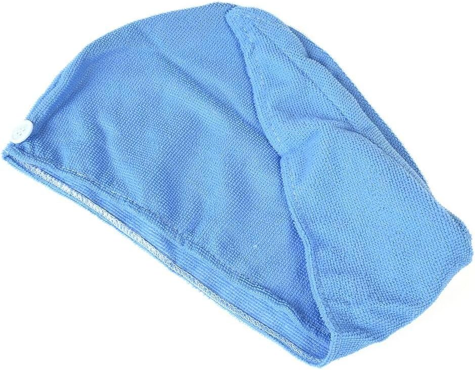Toalla de microfibra de secado rápido, turbante de secado de pelo, toalla suave para envolver el cabello, suministros de baño, toallas de salón